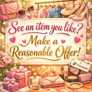 Reasonable Offers Welcomed 🩵